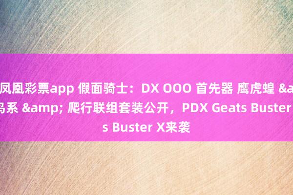 凤凰彩票app 假面骑士：DX OOO 首先器 鹰虎蝗 & 鸟系 & 爬行联组套装公开，PDX Geats Buster X来袭